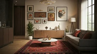 Elnaaz Norouzi's Mumbai Abode: A Fusion of Iranian Art, Persian Comfort, and Personal Style