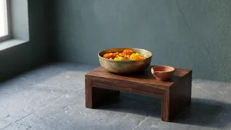 Simple decor boosts Navratri puja vibes