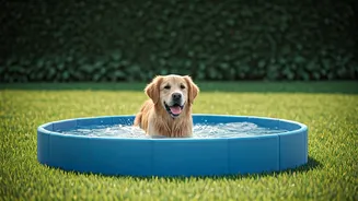 Book Your Pet A Premium Cage-Free Mini Splash Pool Getaway