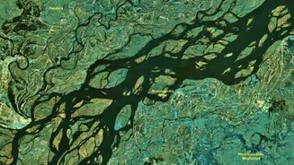 India's Nisar satellite images Brahmaputra river during Assam monsoon floods