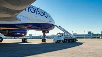 Kolkata Airport Incident: Catering Truck Clips IndiGo Plane, Minor Damage Reported