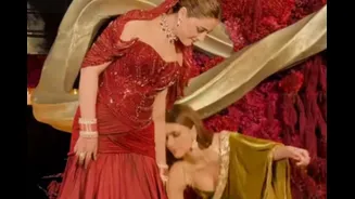 Kriti Sanon Shows Sisterly Love, Fixes Nupur’s Gown Before Photo Op | Watch