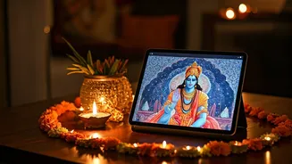 Family Celebrates Diwali with Modern Updates