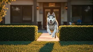 Husky's Daring Daycare Dash: A Canine's Quest for Friendship
