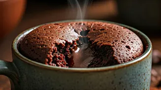 This Double Chocolate Lava Mug Cake Video Went Viral