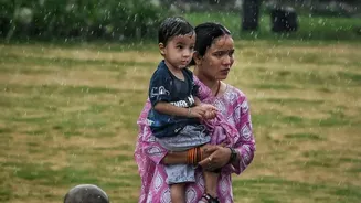 Delhi Weather Today: After Warmest August Night In 3 Years, Rain Lashes Capital-NCR On Tuesday; IMD Issues Yellow Alert