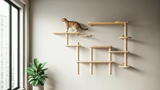 Transform Bare High-Rise Walls Into Multi-Tiered Kitten Climbing Paradises
