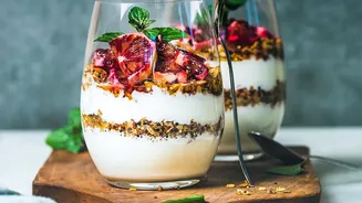 Peach And Buckwheat Offer Both Warm And Chilled Breakfast Options Through A Yoghurt Parfait