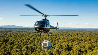 India Uses Helicopters for Wildlife Relocation