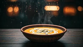 Rainy Evenings Taste Better With Pumpkin Soup