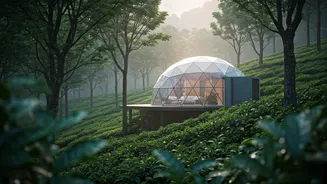 Misty Plantation Geodesic Domes Are The Ultimate Rainy Season Hideout