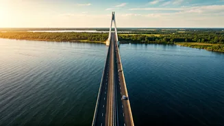 Prayagraj's Majestic Ganga Bridge: A 3.1km Lifeline for Uttar Pradesh's Road Network