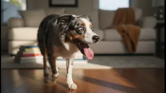 How to recognize panting and pacing as severe pet noise anxiety indicators