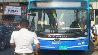 Bengaluru Traffic: BMTC Bus Jam Causes Chaos