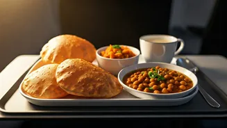 Unexpected Delight: Indian Breakfast Served on International Air Route Sparks Amusements