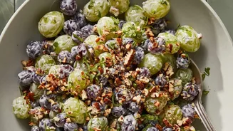 5 ways to use green grapes in dishes