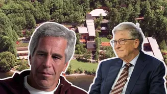 Bill Gates Seen In Fresh Pics From Epstein’s Estate – Inside His $130 Million Mansion, $43 Million Beach House, Porsche Collection And $115 Billion...