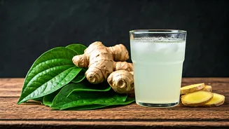 Stomach Issues? Drink This Ginger Betel Leaf Lemonade