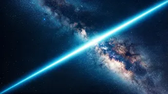 Every Twinkling Beam Of Light Traveled Through Hundreds Years