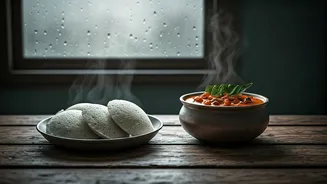 Rainy Days Need Hot Idli And Sambar