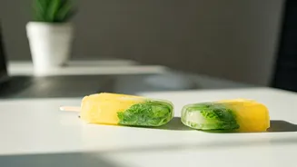 Zesty Raw Mango Mint Pops Are Perfect Summer Office Snacks