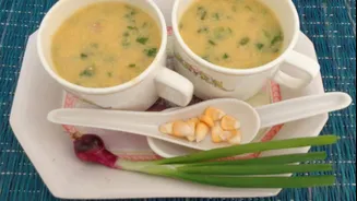 Snack time? Try these dishes featuring corn + spring onion