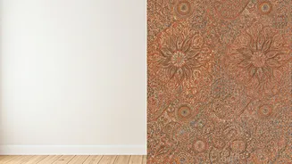 Upgrade Boring Rental Flat Walls Instantly With Chic Boho Wallpapers