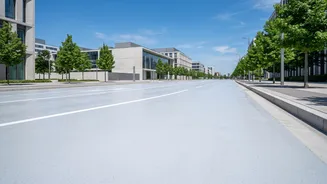 Reflective Street Pavements For Urban Heat: Bio-Engineered Coatings Protect Neighborhoods