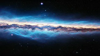 Dazzling Night Starlight Left Cosmic Source Hundreds Of Years Ago
