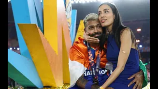 Hardik Pandya Buys New INR 12 Crore Ferrari, goes on a ride with girlfriend Mahieka Sharma