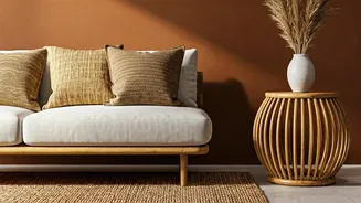 Embrace African-Inspired Decor: Natural Fibers for an Earthy Home Ambiance