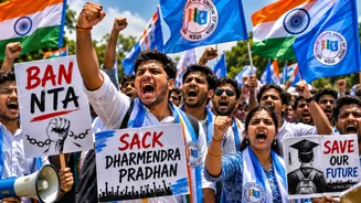 NSUI Leads Massive Karnataka Protest Over NEET Row, Demands Dharmendra Pradhan's Resignation
