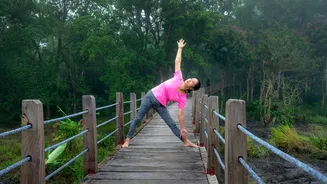 Trikonasana: A beginner's guide to the triangle pose