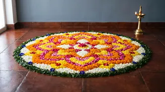 Seven Ways To Make A Smaller Pookalam Look More Elaborate
