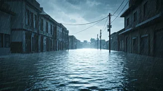 Active Coastal Monsoon Trough Drenches Central Maharashtra Towns Heavily