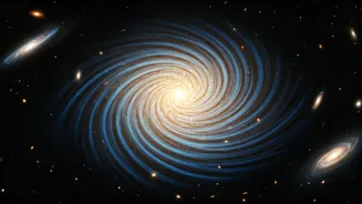 Cosmic Symphony: Galaxies Dancing in Unison Across Space