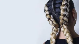 French braids: A hairstyle that stands out
