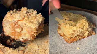 Cuca de banana com doce de leite para tomar com café