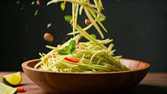 Beat the Heat: Master the Zesty Thai Raw Mango Salad for Summer Refreshment!