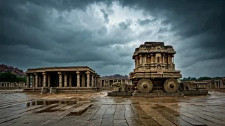 Take Beautiful Instagram Pictures At Historic Rain Washed Hampi Sites