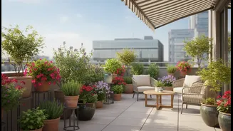 Terrace Gardening Combines Beauty With Everyday Comfort
