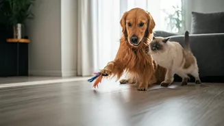 Indoor Games Help Pets Avoid Monsoon Boredom