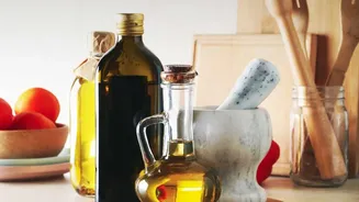 Upcycle leftover coriander mint stems into flavourful zero waste cooking oil infusions