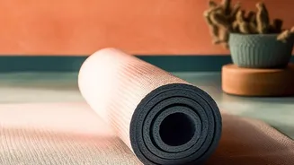Create a budget yoga corner at home