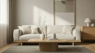 Transform Boring Living Rooms Using Viral Blended Japandi Styling Aesthetics