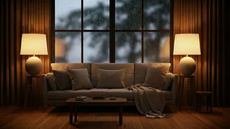 Warm Lighting Is The Rainy Decor Shortcut