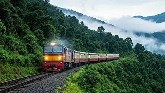 Siliguri Rail Rides Have Serious Monsoon Mood