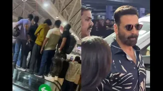 Akshay Kumar Event Turns Chaotic; Fans Climb Escalators, Break Barricades | WATCH
