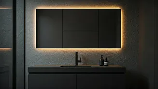 Behind Mirror LED Strip Illumination Is The New Design Trend