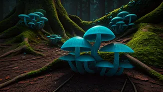 Witness Magical Glowing Fungal Blooms On Late Night Forest Walks
